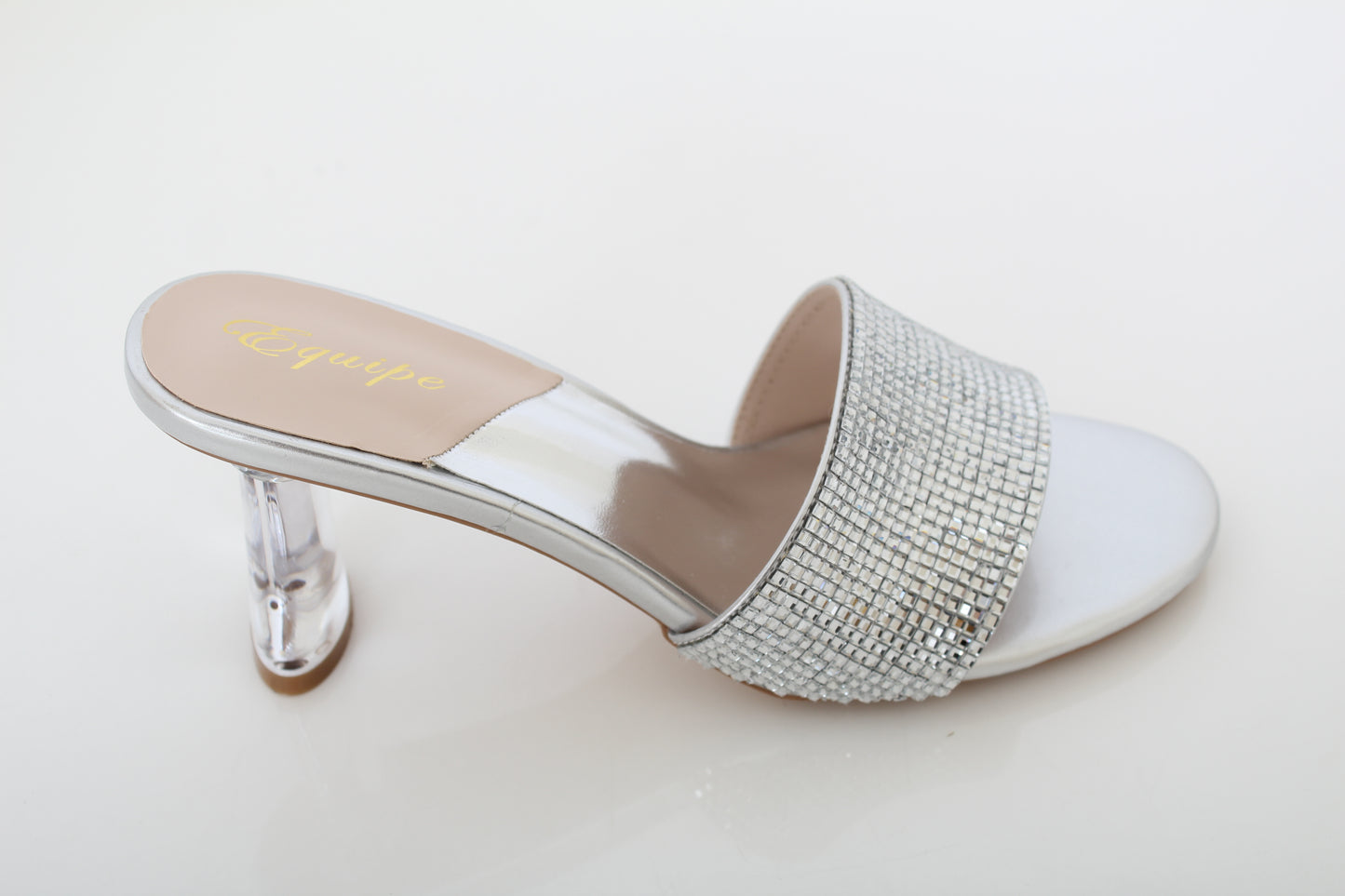 EQUIPE Crystal Embellished Mules