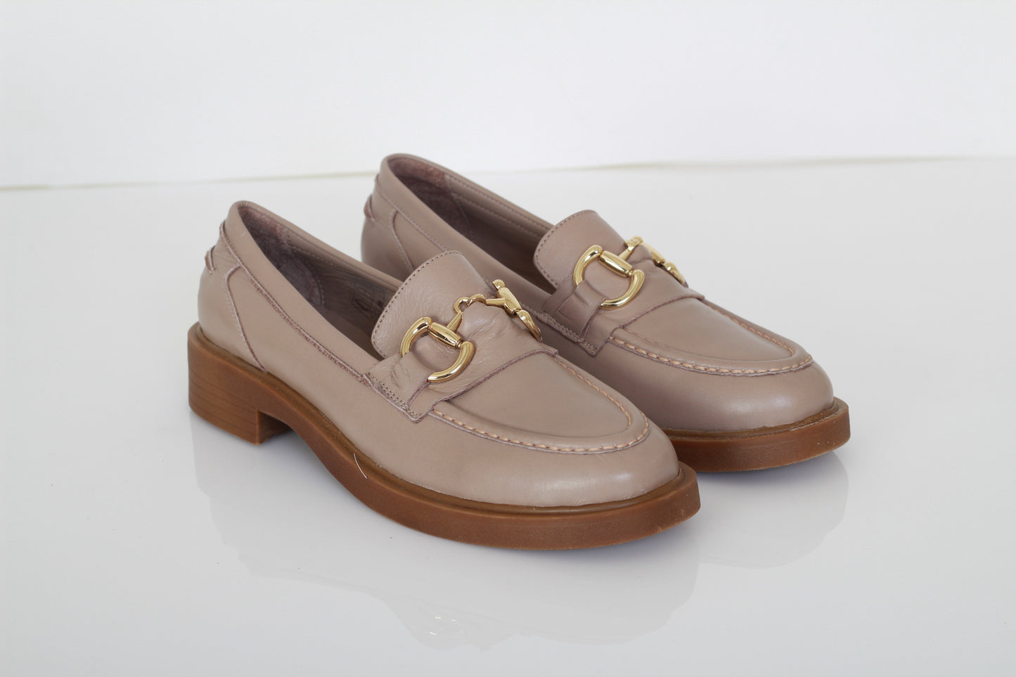 Beige Loafers for Women