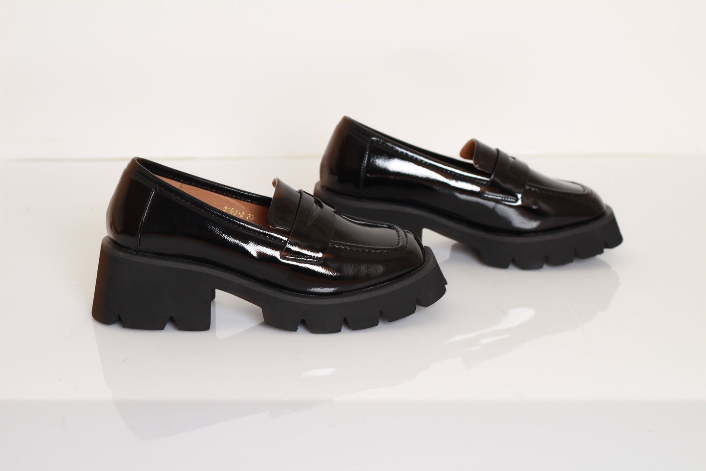 EQUIPE Chunky Heel Loafers