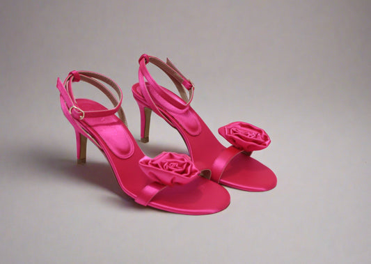 Pino verde pink floral sandals