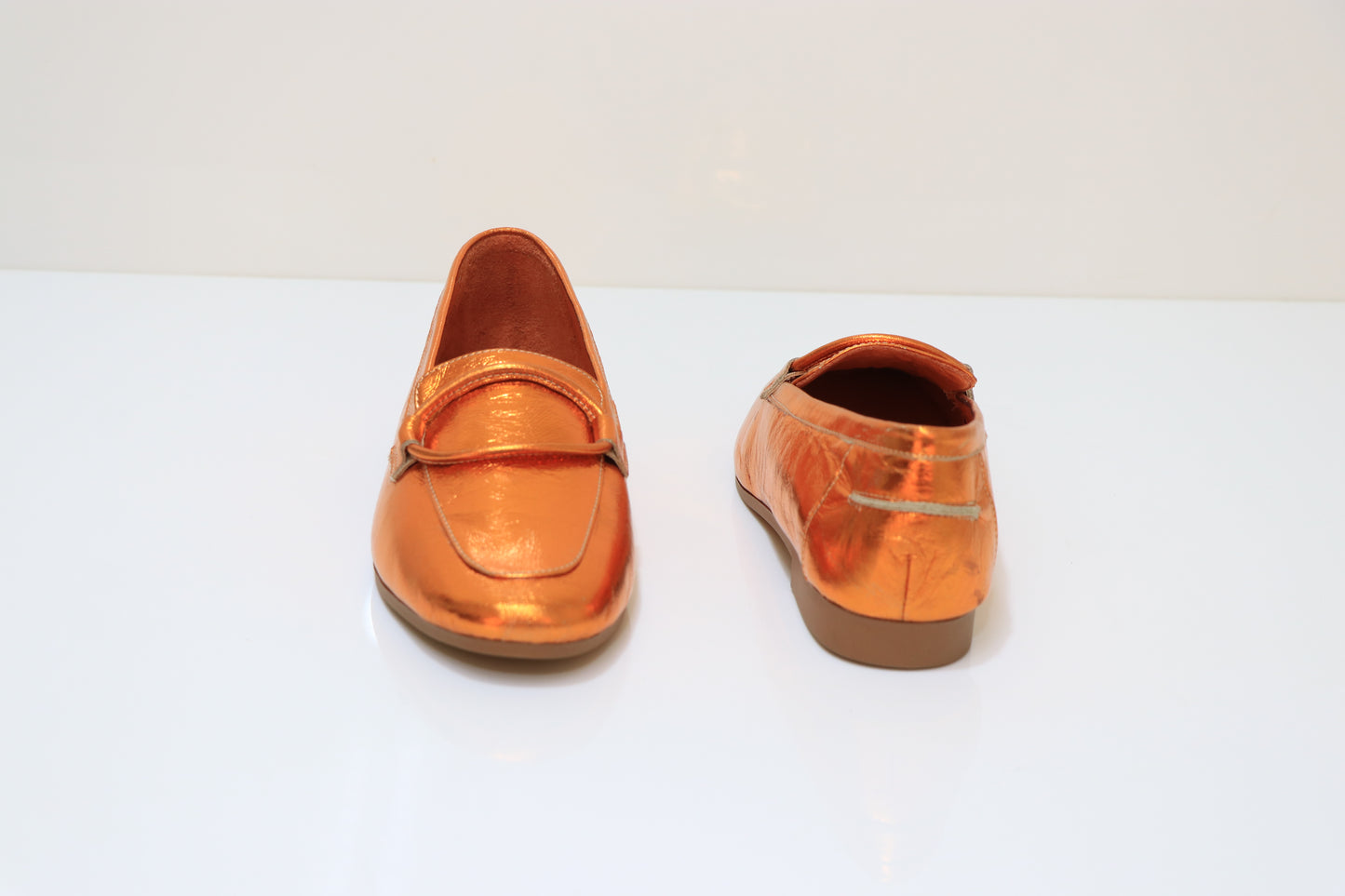 PINO VERDE Metallic Loafers