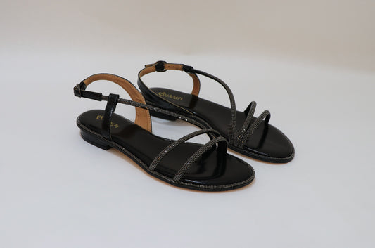 SLASH Sparkly Flat Sandals