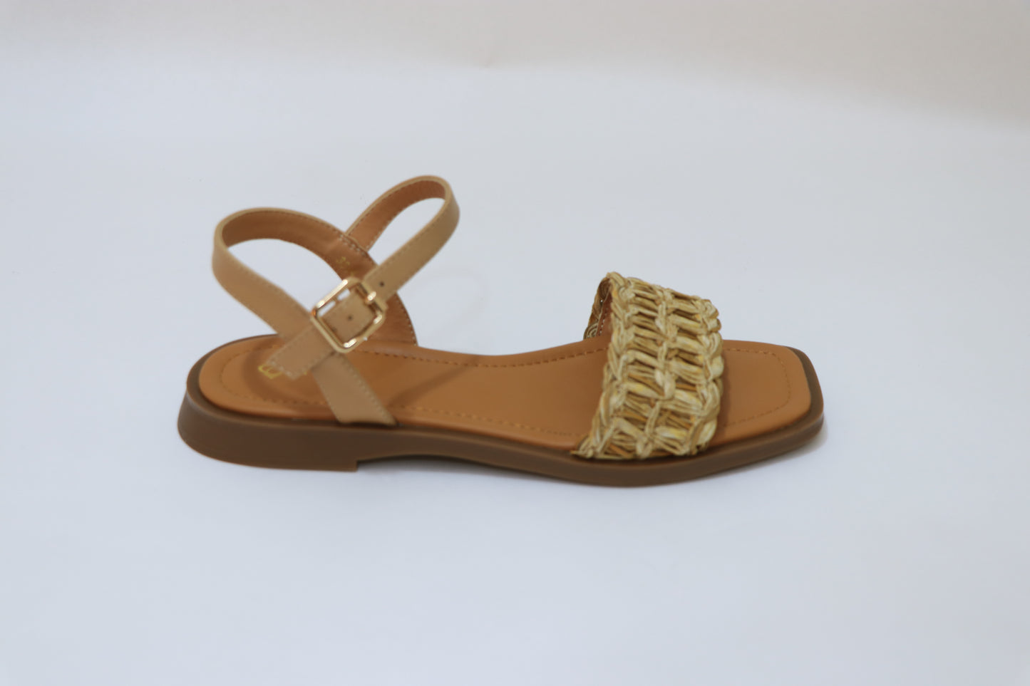 SLASH Straw Sandals