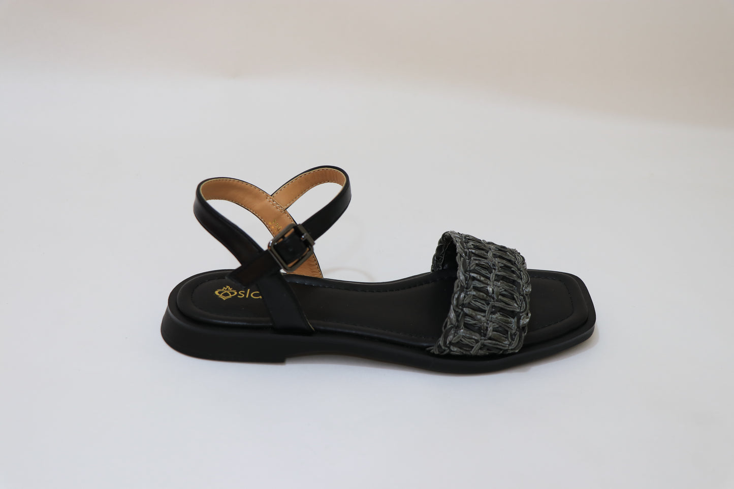 SLASH Straw Sandals