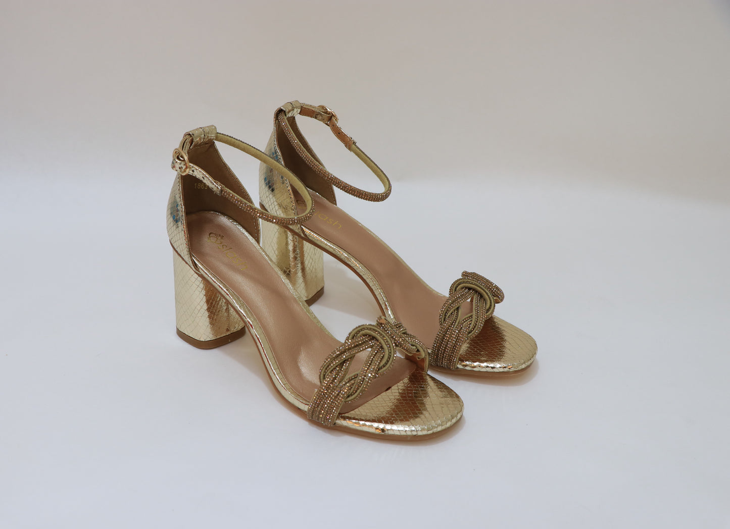 SLASH Mid Heel Sandals
