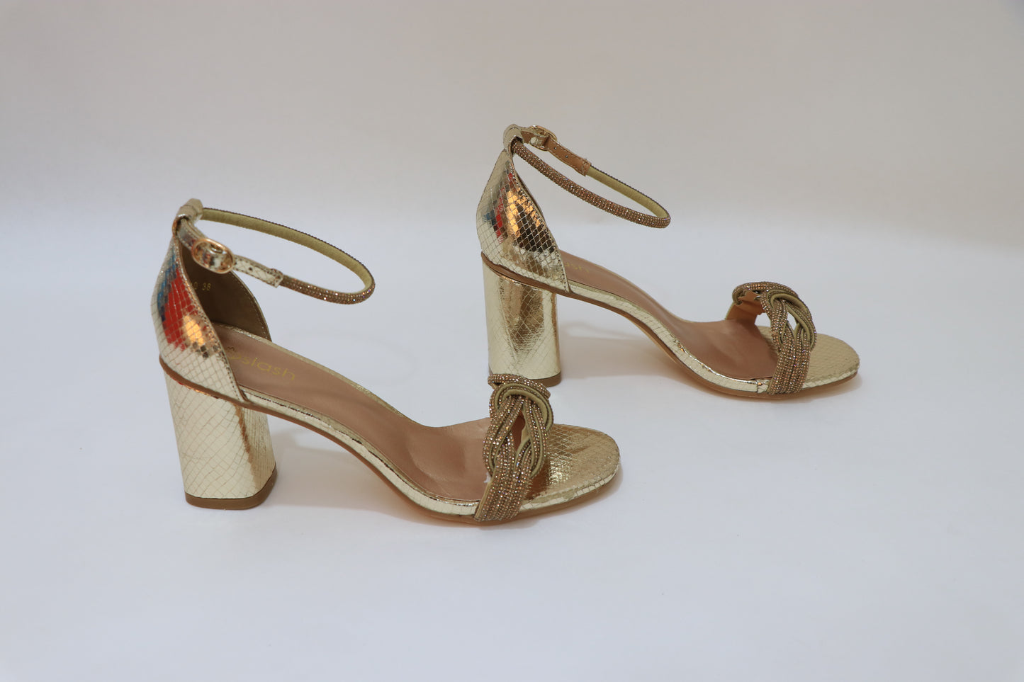 SLASH Mid Heel Sandals