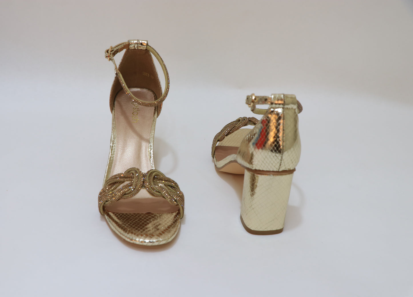 SLASH Mid Heel Sandals