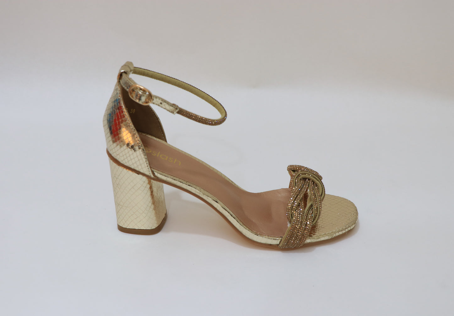 SLASH Mid Heel Sandals