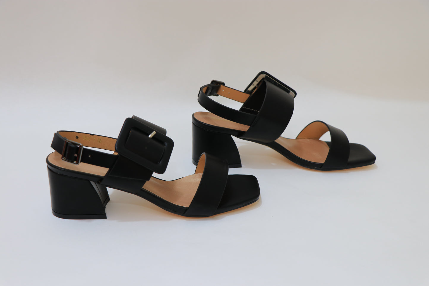 SLASH Wide Buckle Sandals