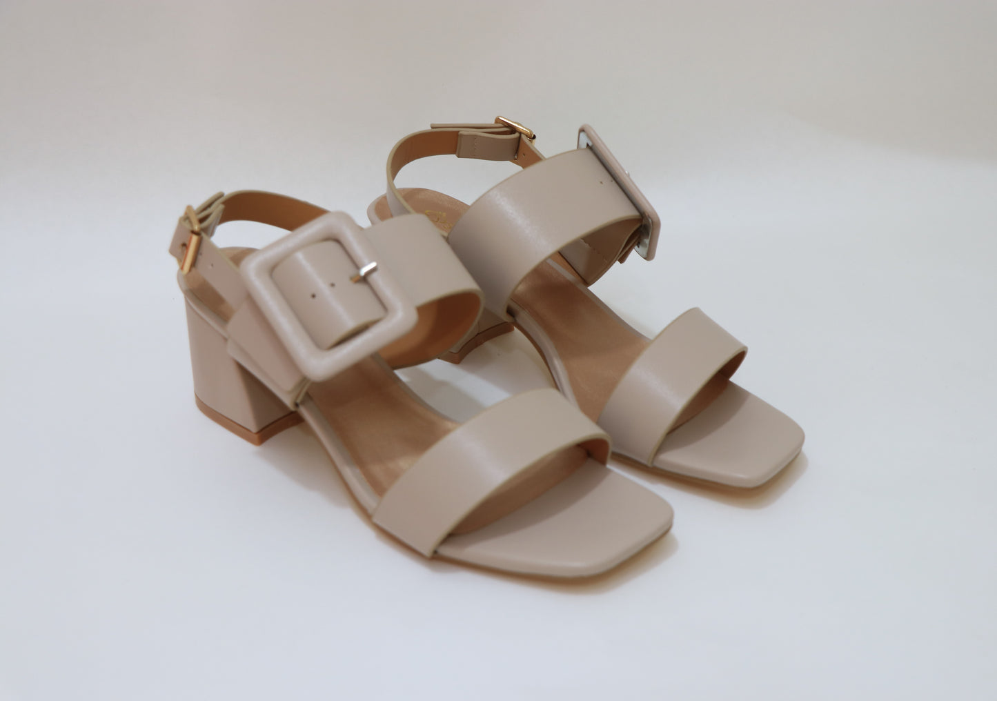 SLASH Wide Buckle Sandals