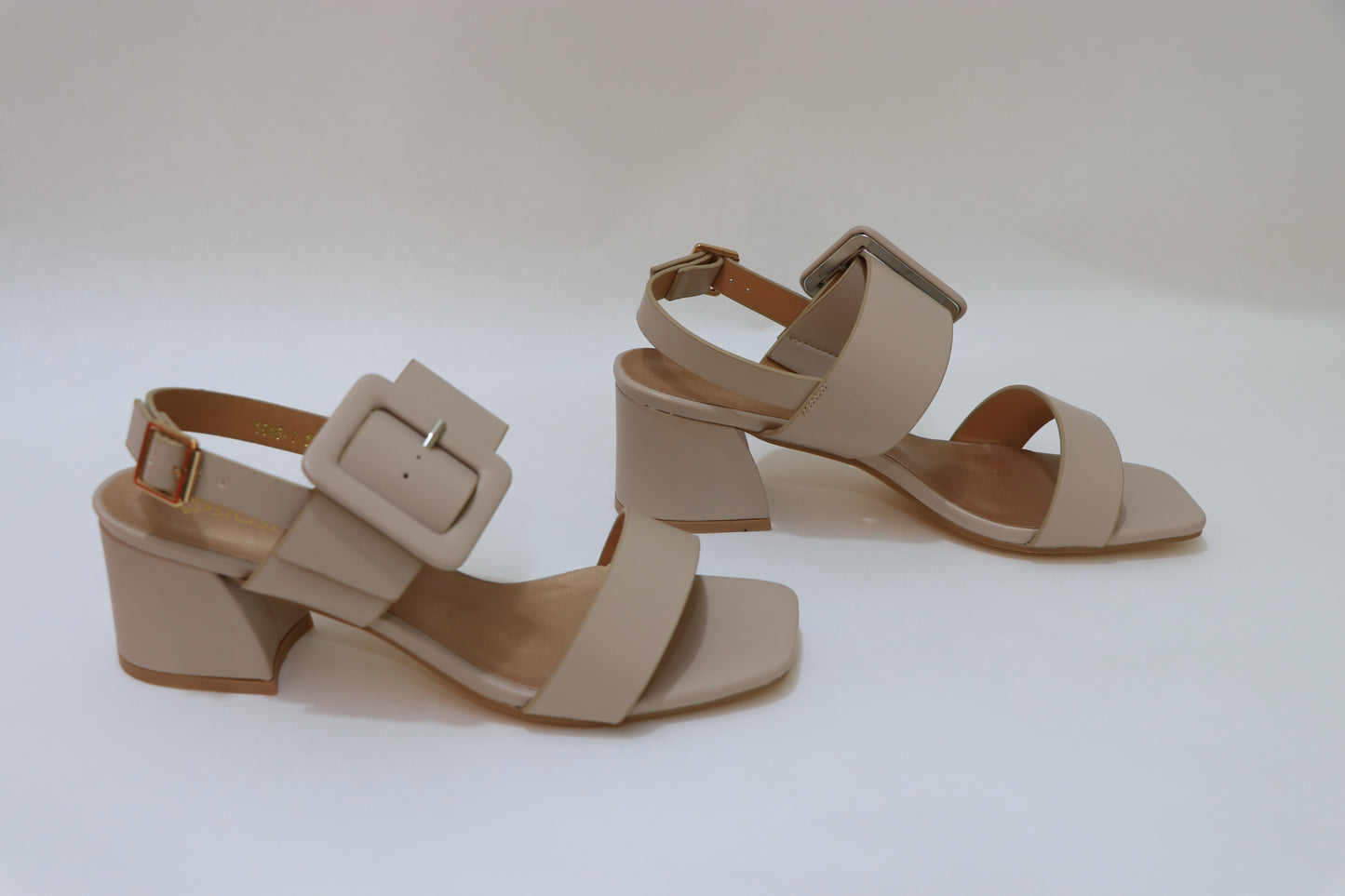 SLASH Wide Buckle Sandals