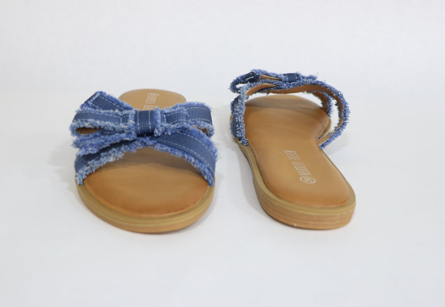 JEANS FLAT SLIPPERS