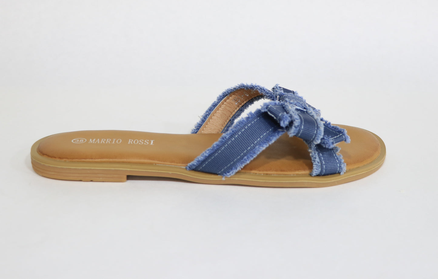 JEANS FLAT SLIPPERS