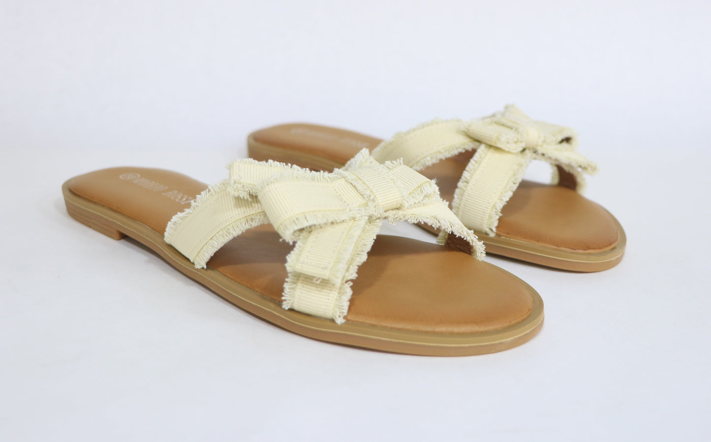 JEANS FLAT SLIPPERS