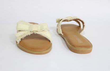 JEANS FLAT SLIPPERS