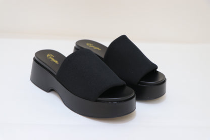 EQUIPE Platform Slide Sandals