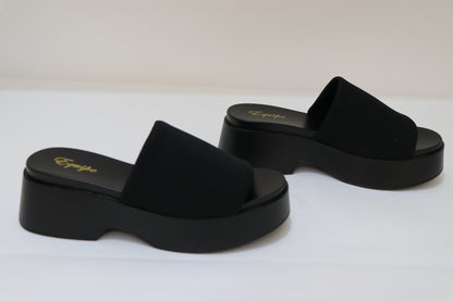 EQUIPE Platform Slide Sandals