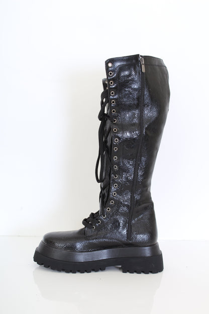 MOLE N Tread lace-up boots