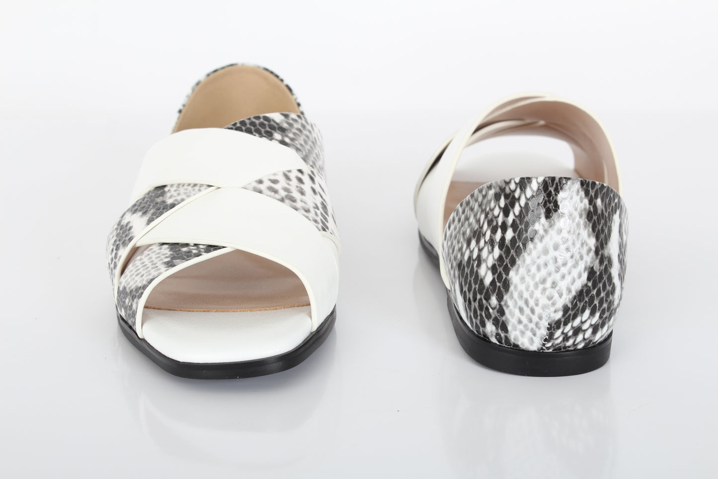 SANTINI color block-BALLERINE